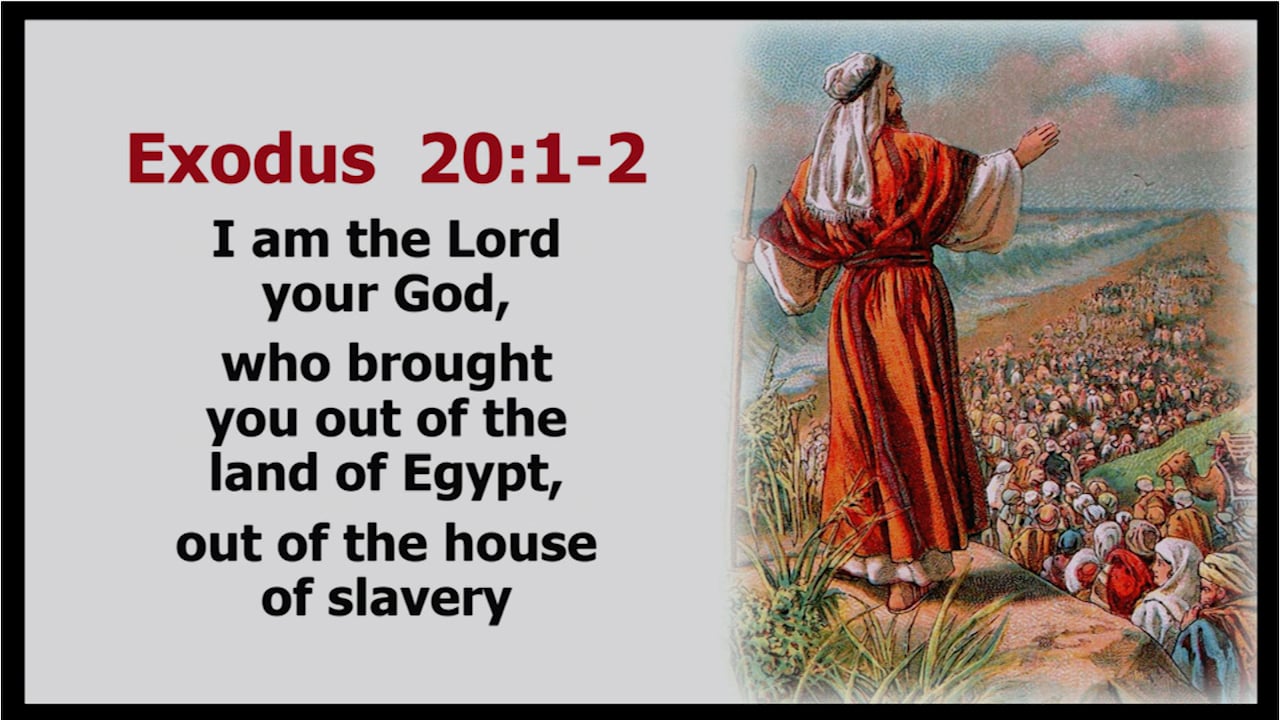 1st Commandment: No Other Gods