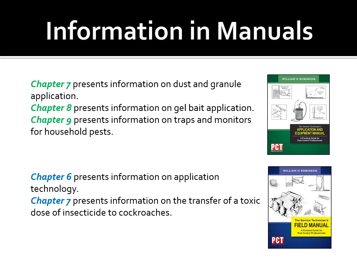 Chapter 6 - Cockroaches - Inspection and ID Manual on Vimeo