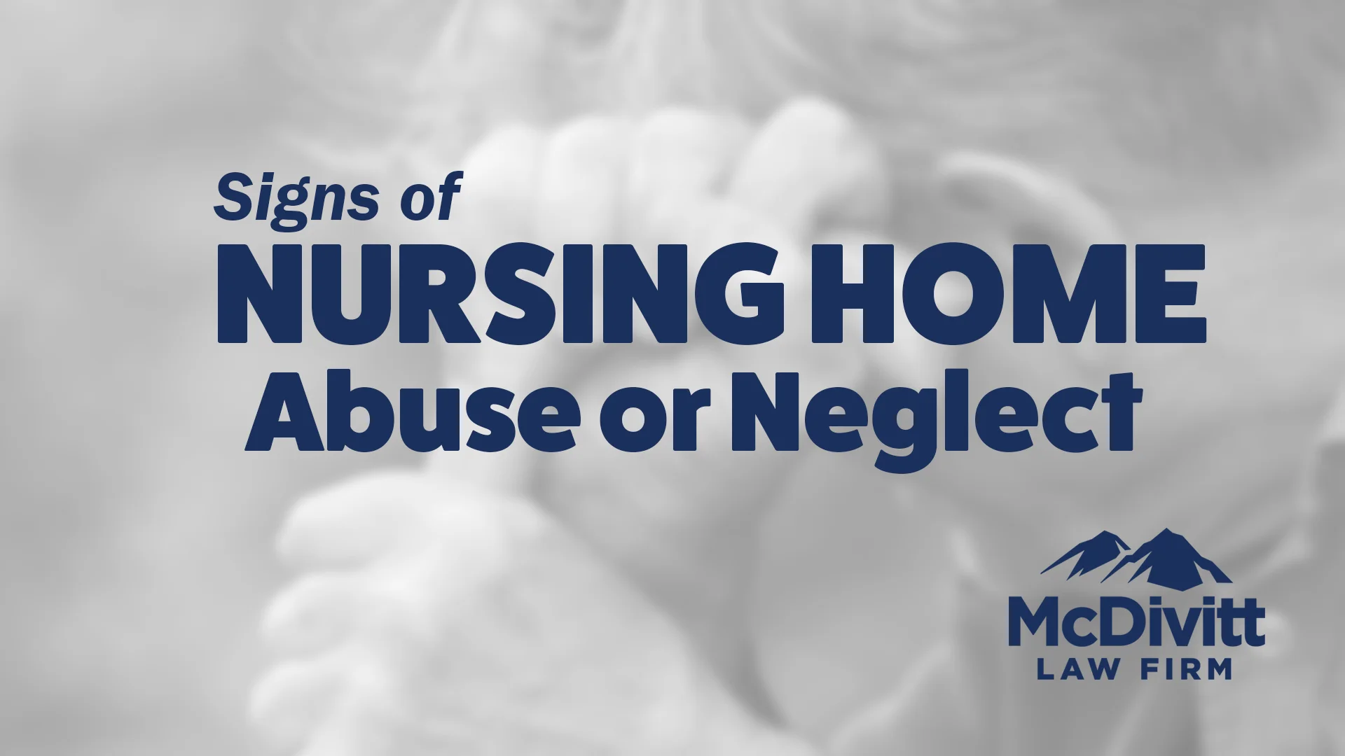 Signs of Nursing Home Abuse or Neglect on Vimeo