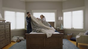 "Duvet Ballet" - Boston Interiors