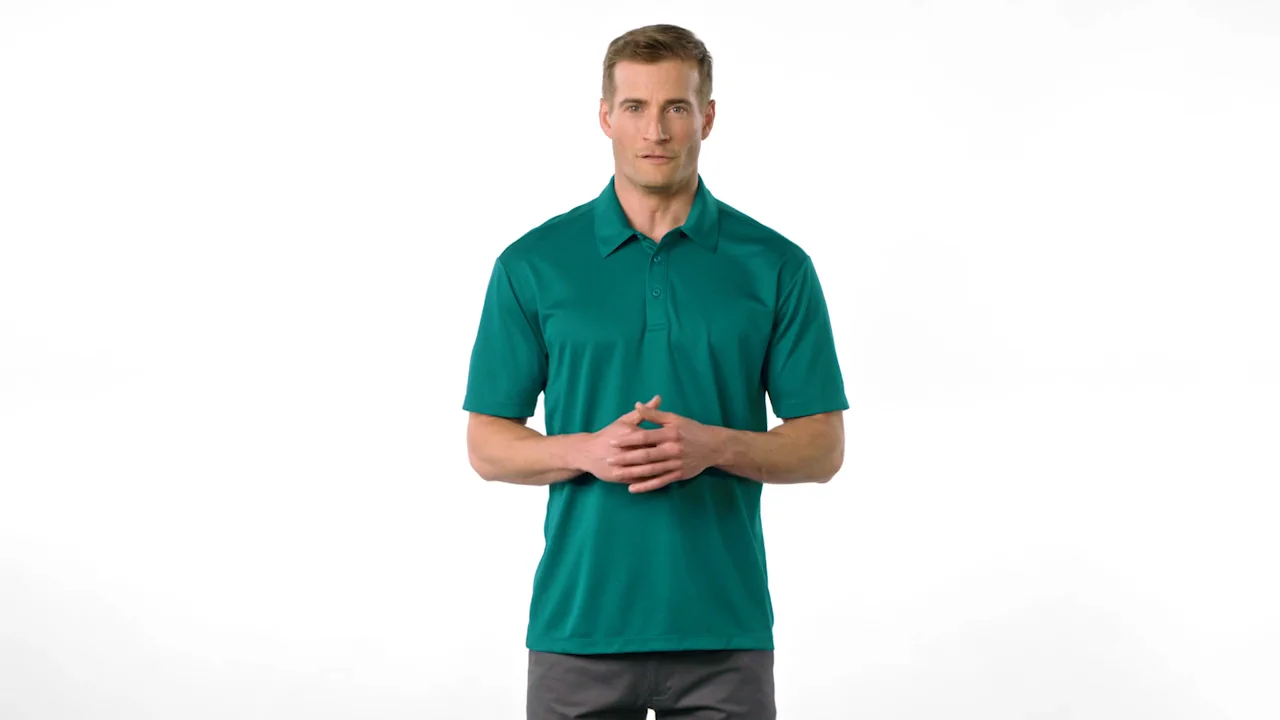 【STUDIOUS】Washable Silk Cotton Polo Navy Polo in Cotton Silk | SUITSUPPLY