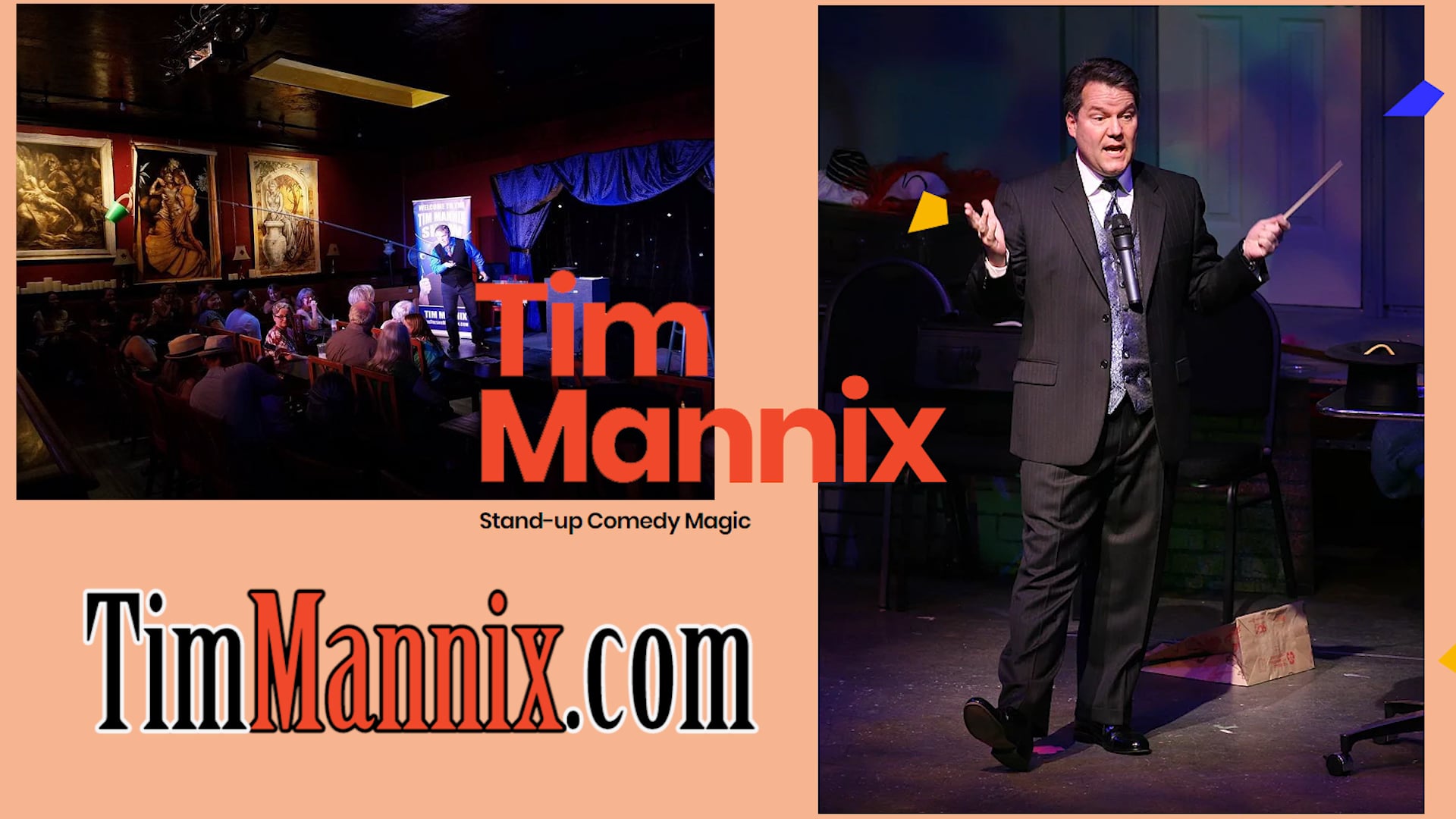 Promotional video thumbnail 1 for Tim Mannix, Magician