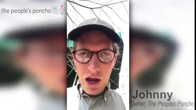 Client is Johnny, owner The Peoples Poncho on Vimeo