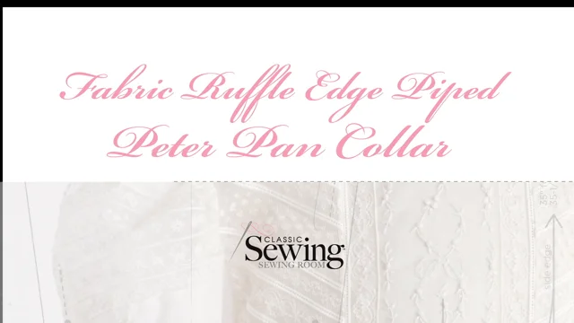 How to Draft a Peter Pan Collar - SEW IT WITH LOVE I Sewing