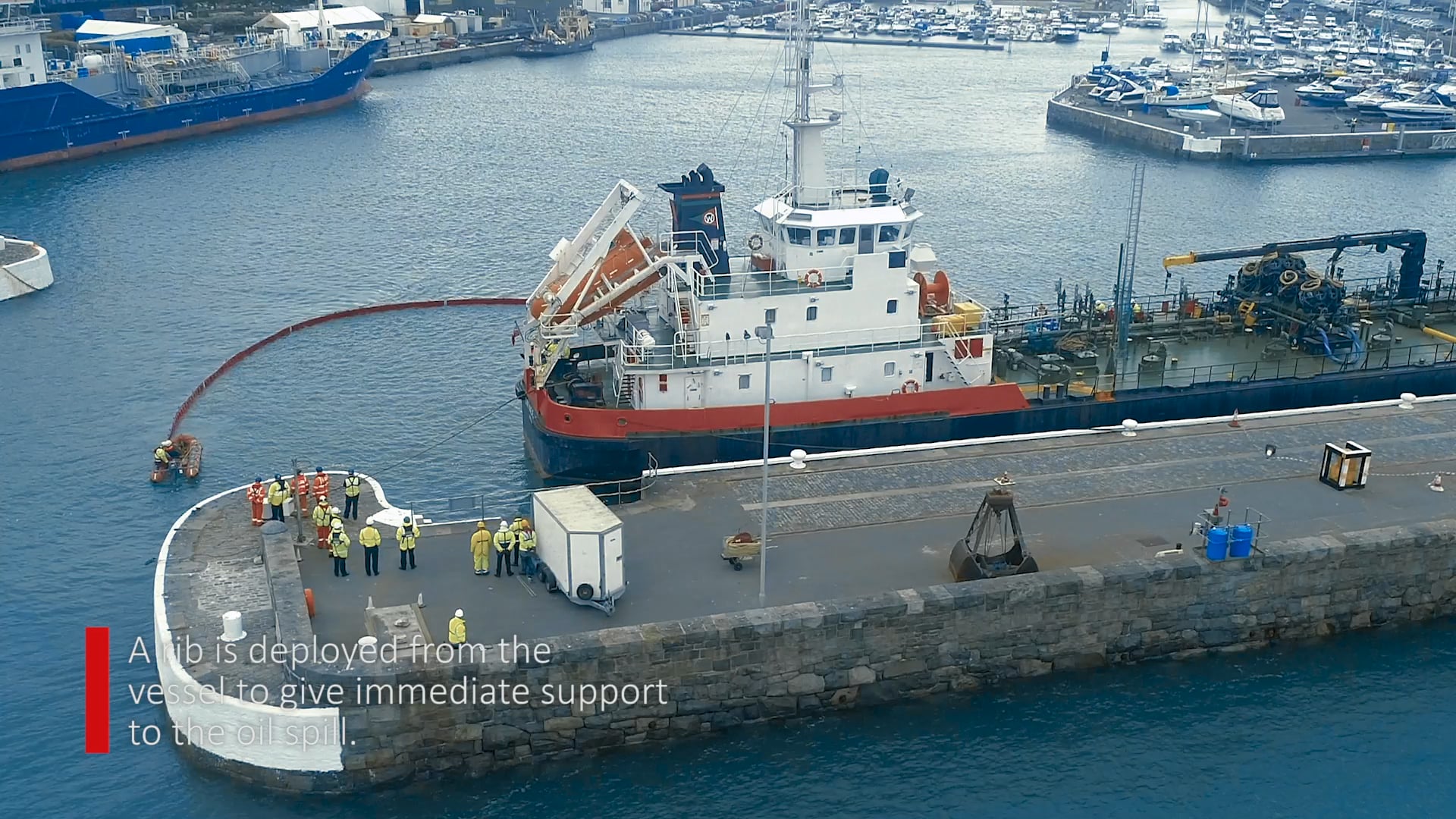 Guernsey Oil Spill Exercise Guernsey Harbours on Vimeo