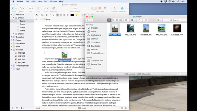 Adding Images to Text