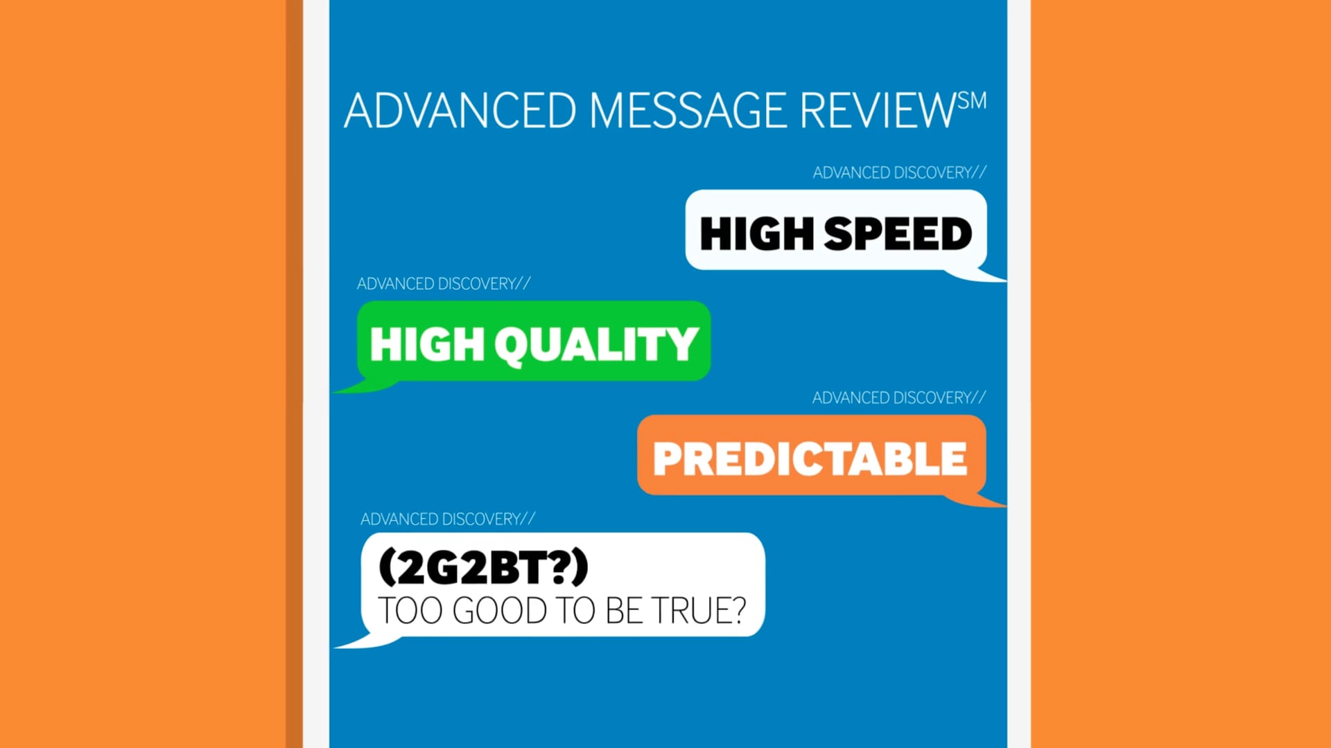 ADVANCED DISCOVERY Advanced Message Review Promo