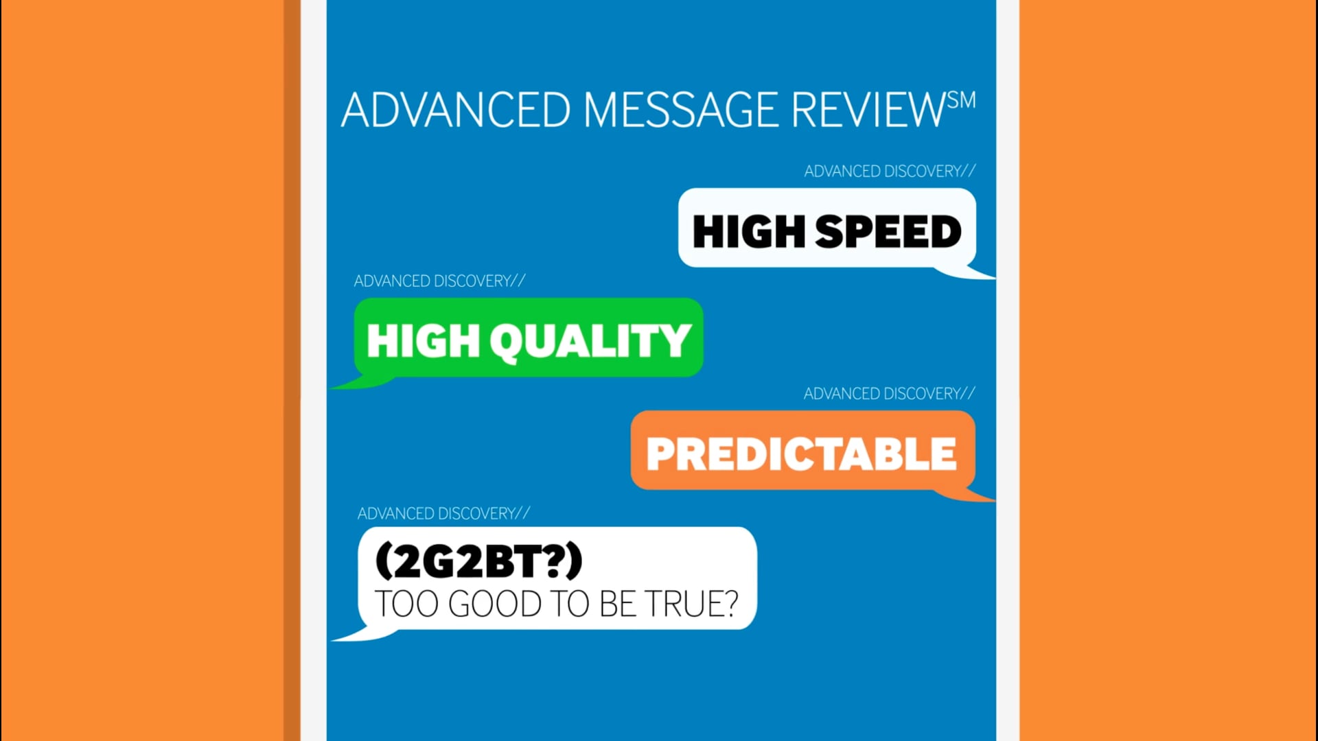 ADVANCED DISCOVERY Advanced Message Review Promo