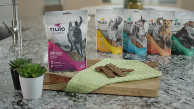 Nulo Freestyle Beef with Coconut Jerky Dog Treats 5oz