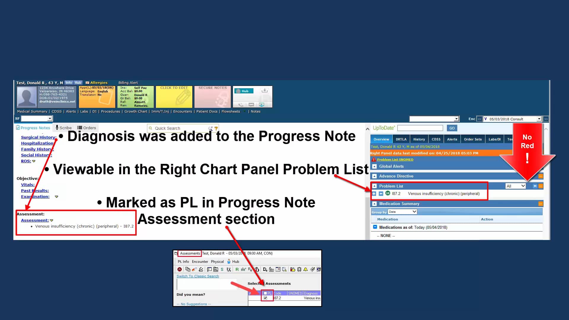 Ecw right chart panel problem list on vimeo