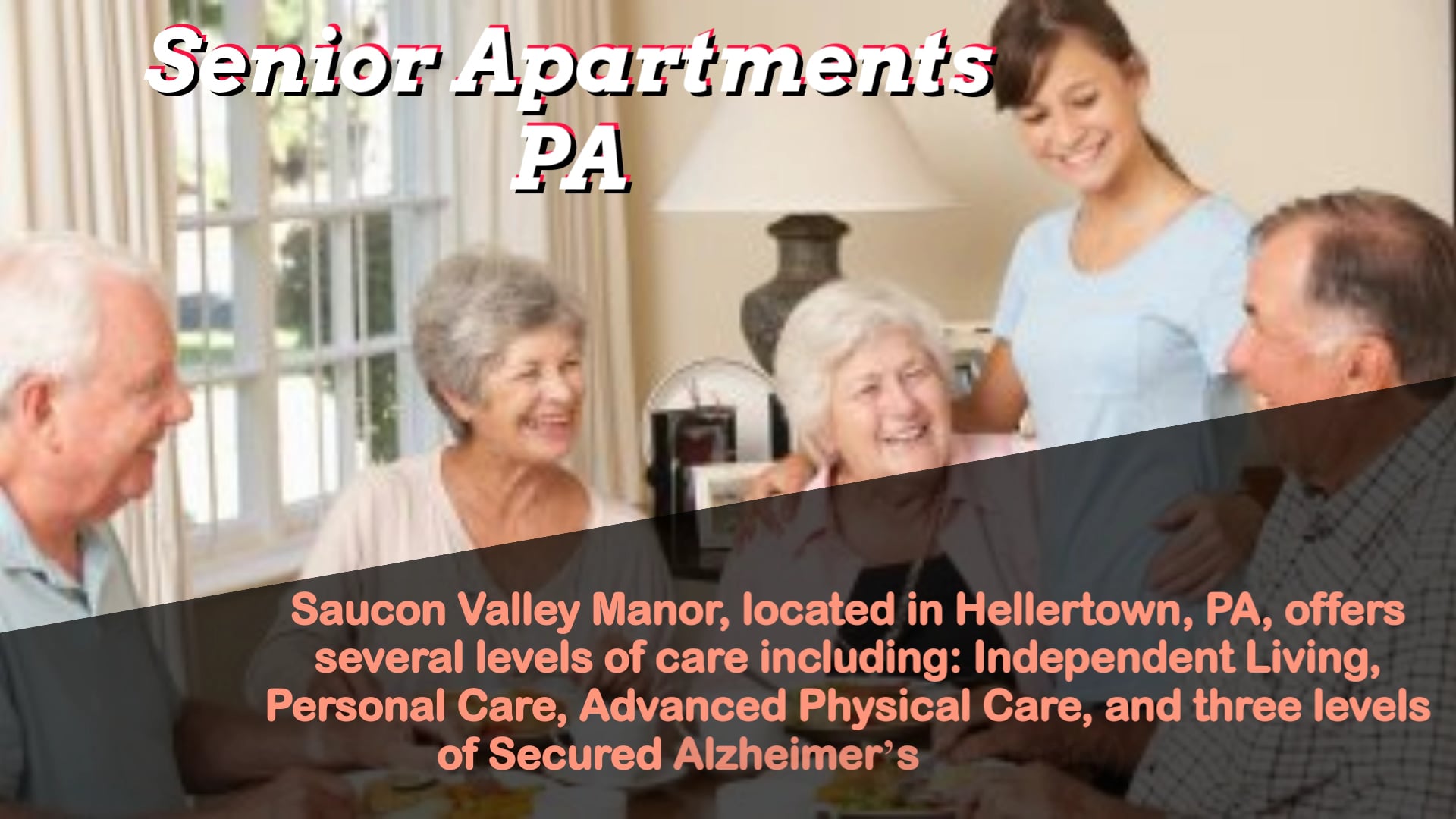 Senior Apartments PASaucon Valley Manor on Vimeo