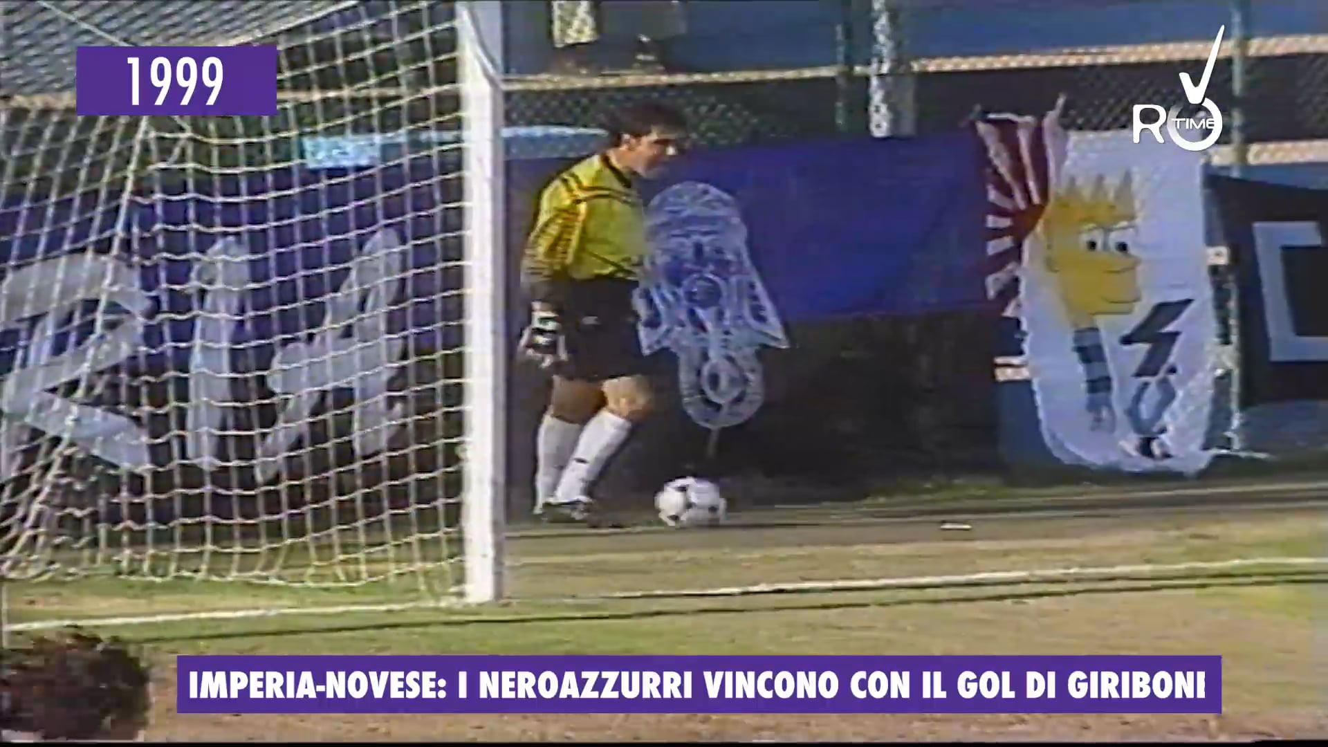 1999 - Imperia-Novese: i neroazzurri vincono con il gol di Giribone