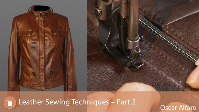 Leather Sewing Techniques - Part 1