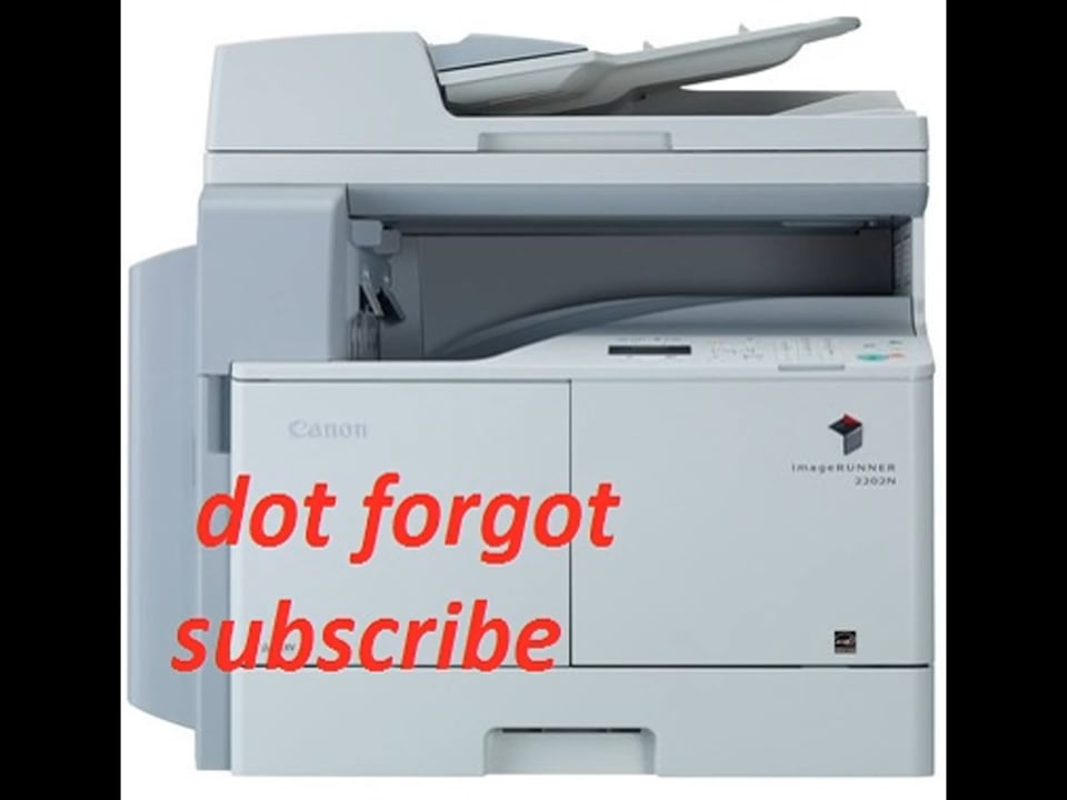 Canon ir 2202 2002 s2002N 2202N copier error E000 How to remove this
