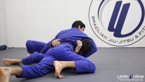 Single Leg Defense to Loop Choke Submission