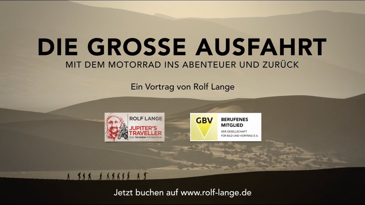 DIE GROSSE AUSFAHRT | Ein Vortrag von Rolf Lange (Trailer)