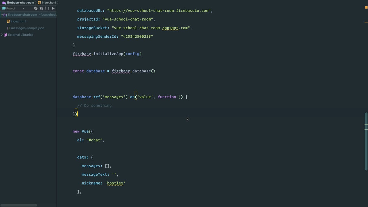 Read Data from Firebase with Vue.js - A Vue.js Lesson From our...