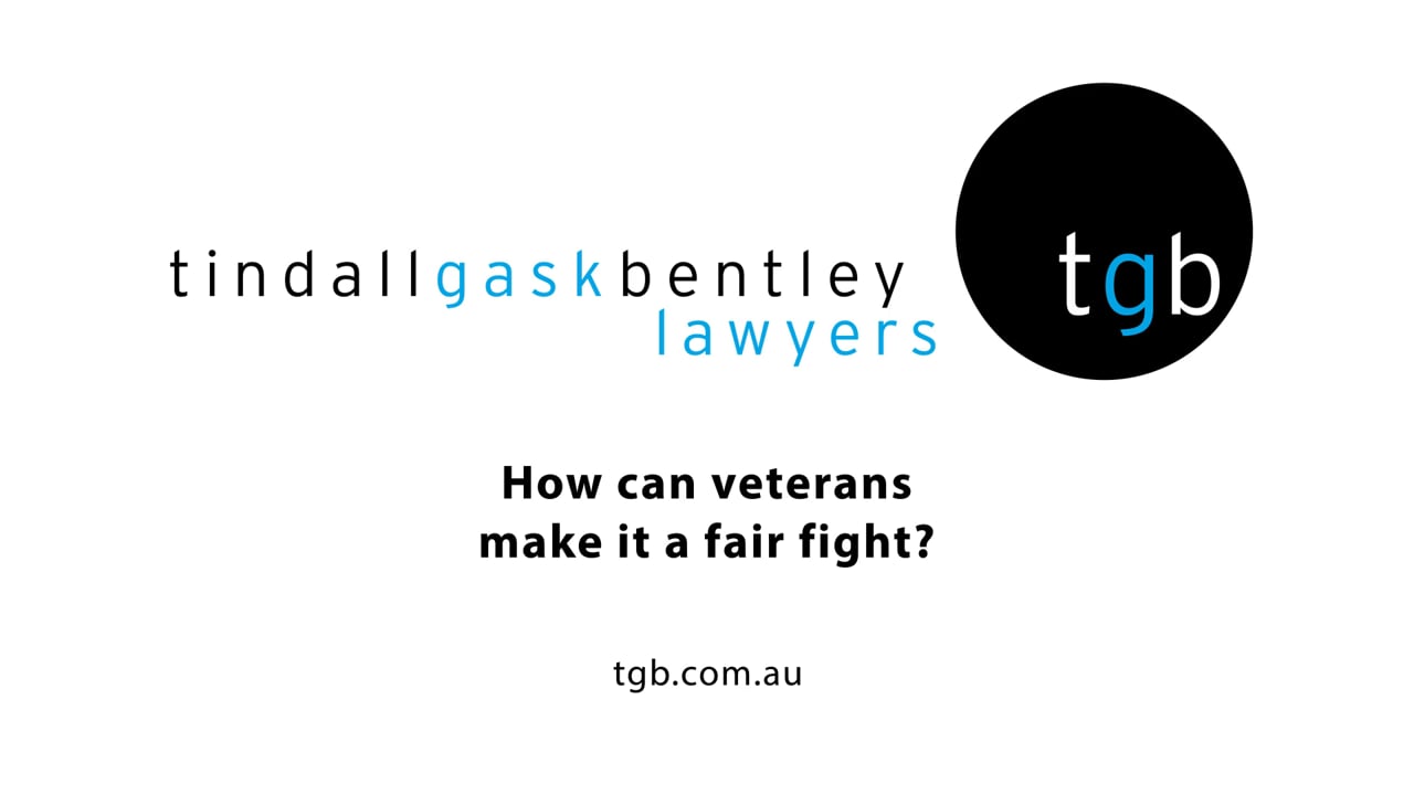 How can injured Defence Force Members & Veterans make it a fair fight for military compensation?