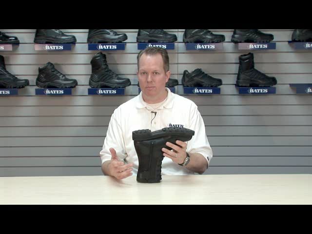 Bates Men's 8-Inch Durashocks Side Zip Tactical Boots | Work 'N Gear