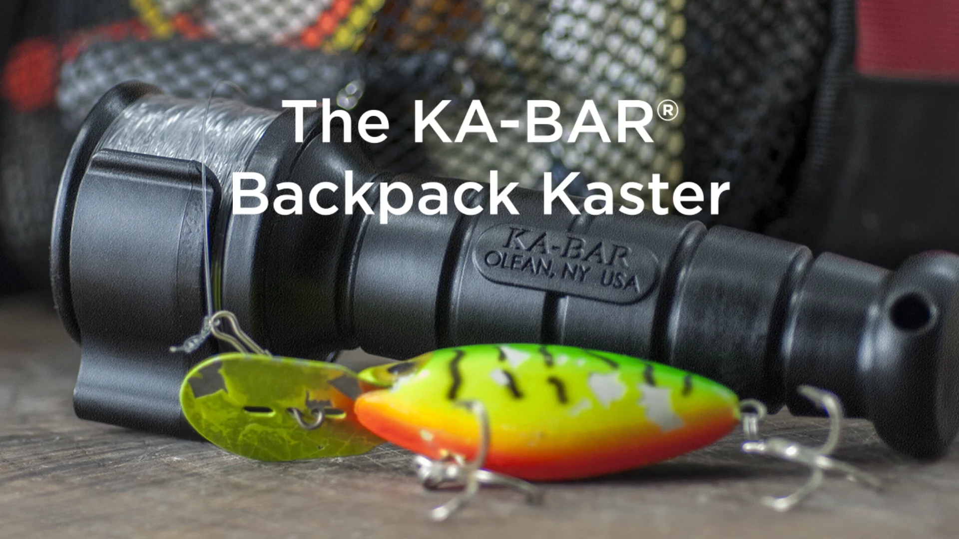 KA-BAR 9921 Backpack Kaster - Set Up and Cast on Vimeo