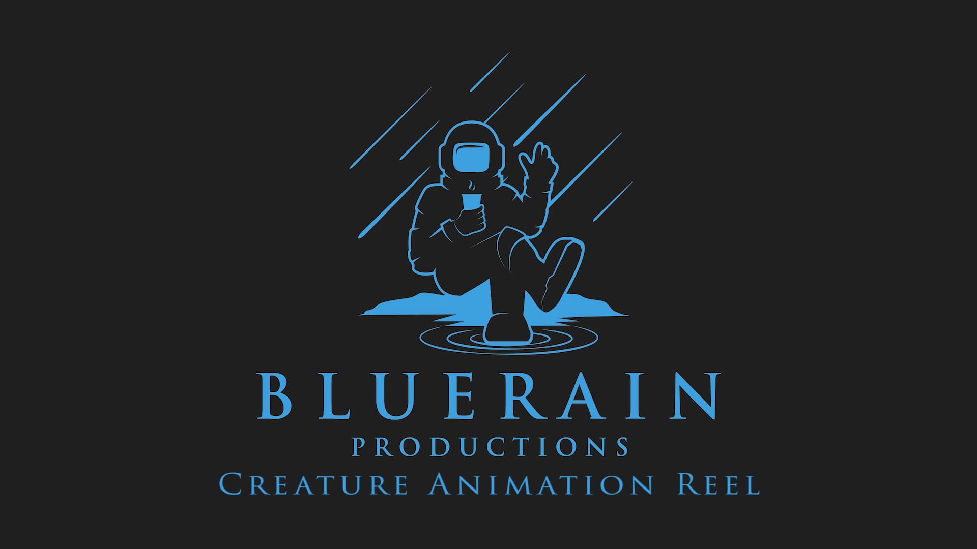 Blue Rain Creature Animation