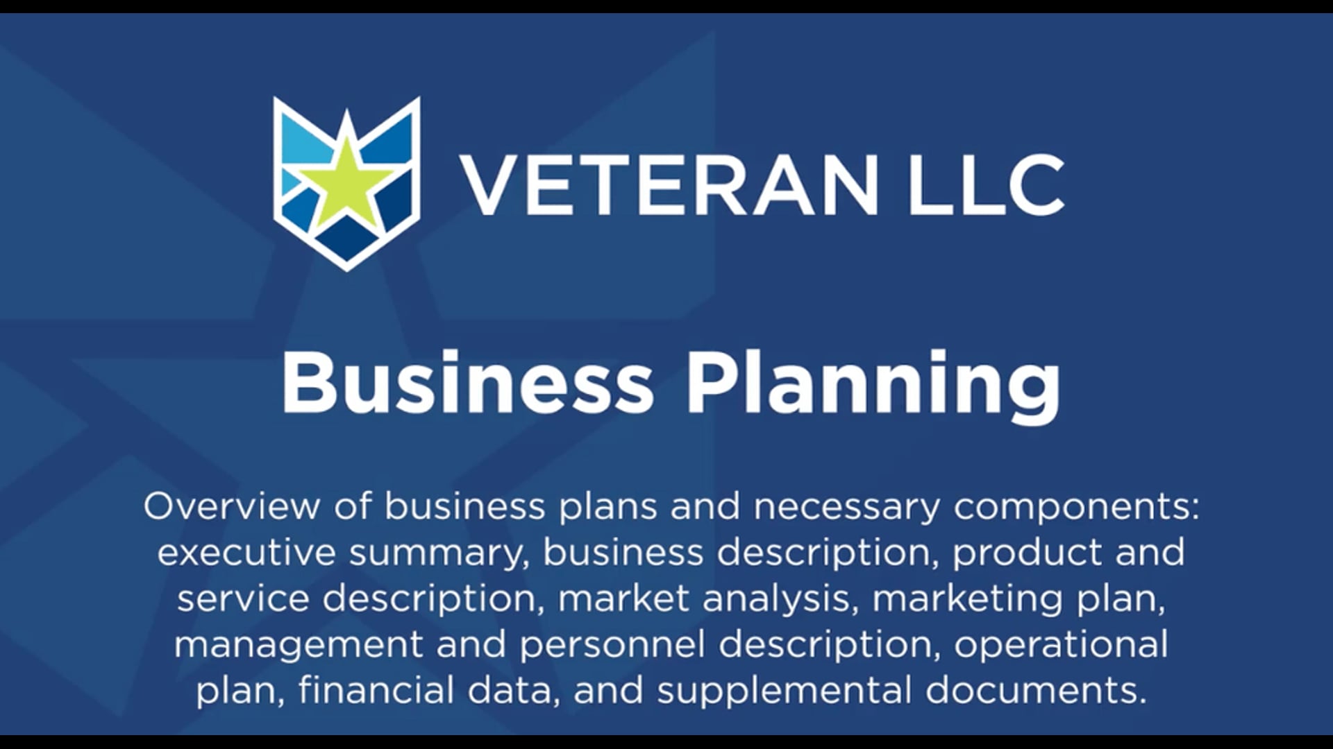 Business Planning