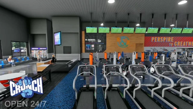 Crunch Fitness gym in Raleigh, NC – Google Business View, Interactive Tour