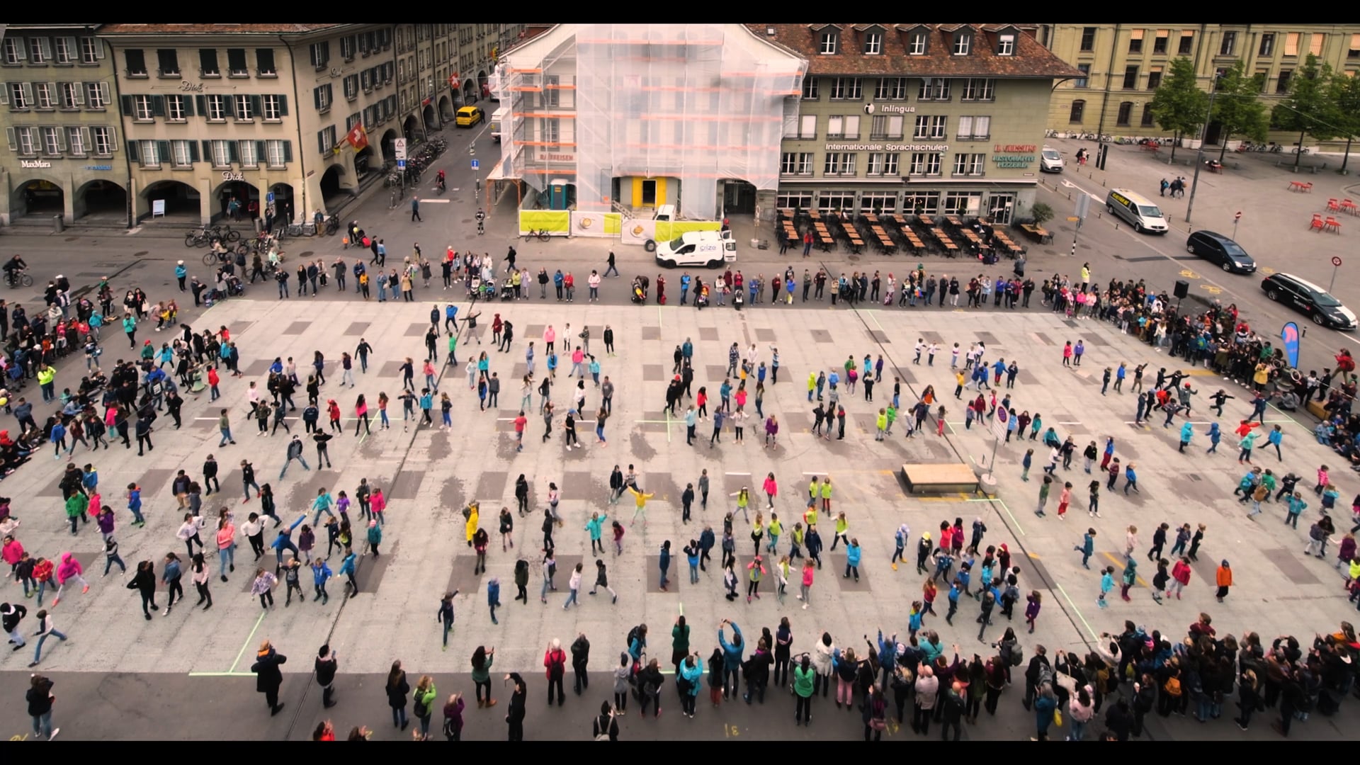 Flashmob zur Erföffnung des Tanzfest 2018