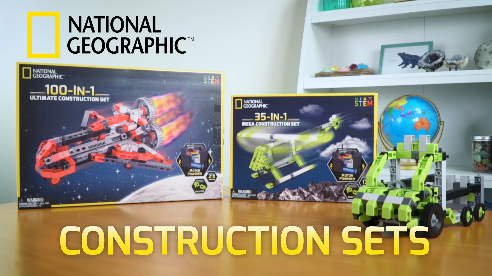 National geographic 100 store in 1 construction set