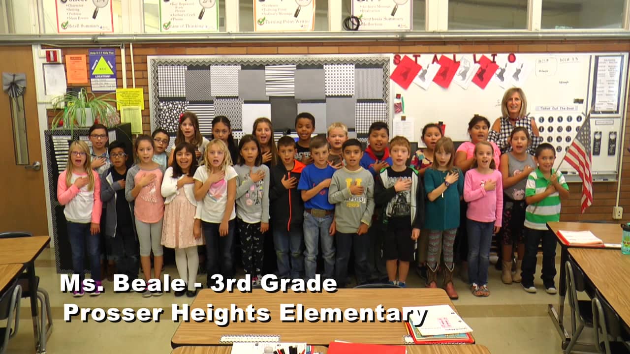 4 Ms. Beale 3rd Grade Prosser Heights Elementary on Vimeo