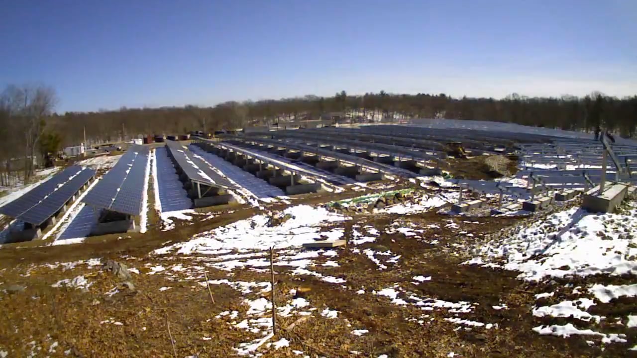 Dover Landfill Solar Array Construction Timelapse 1 on Vimeo