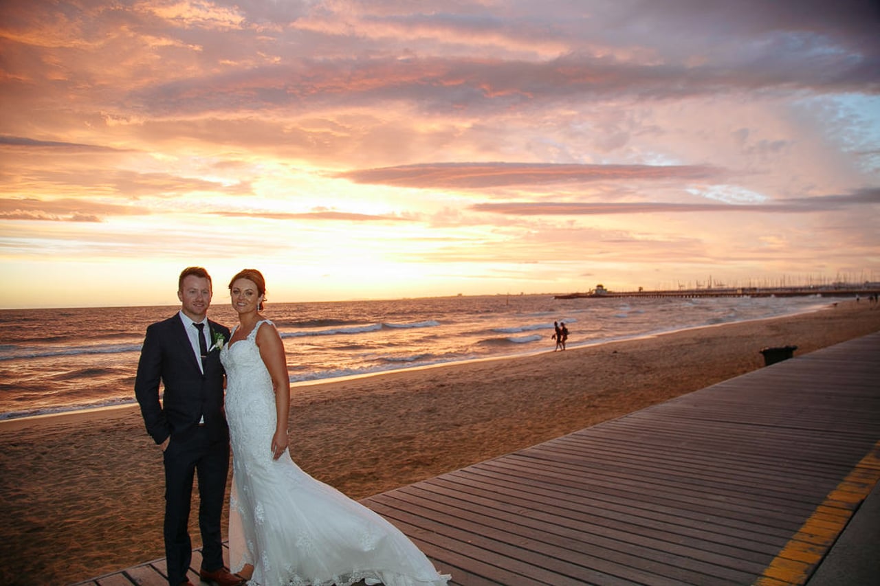 Encore St Kilda Beach Wedding Video, Melbourne - Jacquie and Steve