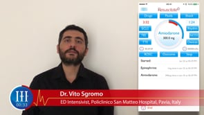 How can you use iResuscitate in cardiac arrest situations? Dr. Vito Sgromo, Policlinico San Matteo Hospital