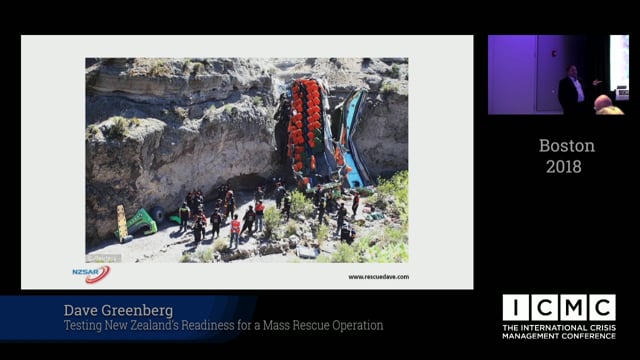 Dave Greenberg – Testing New Zealand’s Readiness for a Mass Rescue Operation