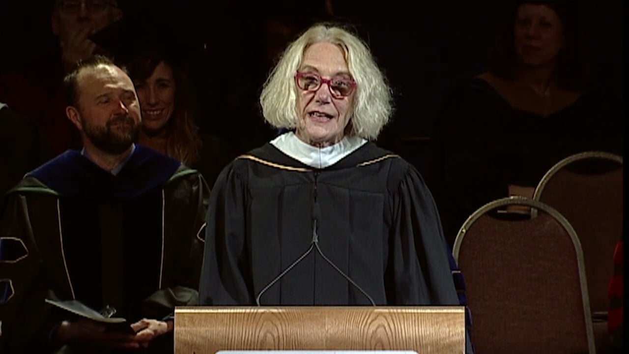 Cornerstone Commencement Speech 2018 Roberta Ahmanson on Vimeo