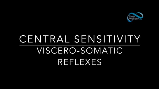 CS - Viscerosomatic Reflexes
