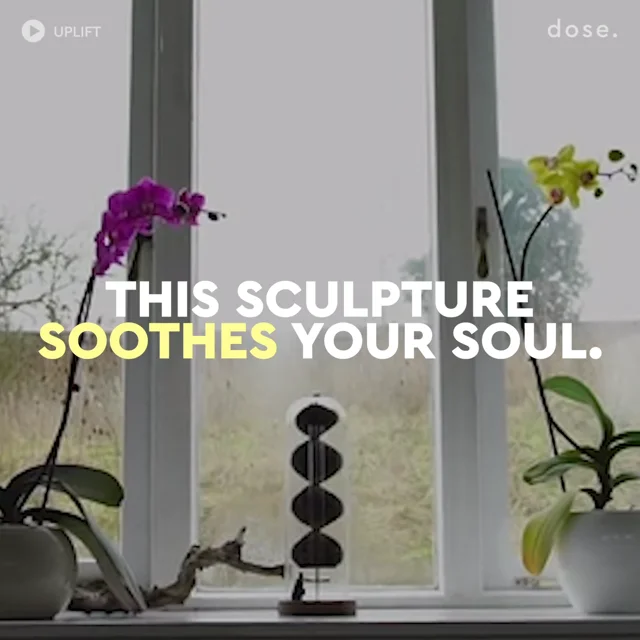 UPLIFT  A spiralling solar sculpture to soothe the soul by Tom