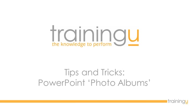 PowerPoint Tip – Create Photo Albums