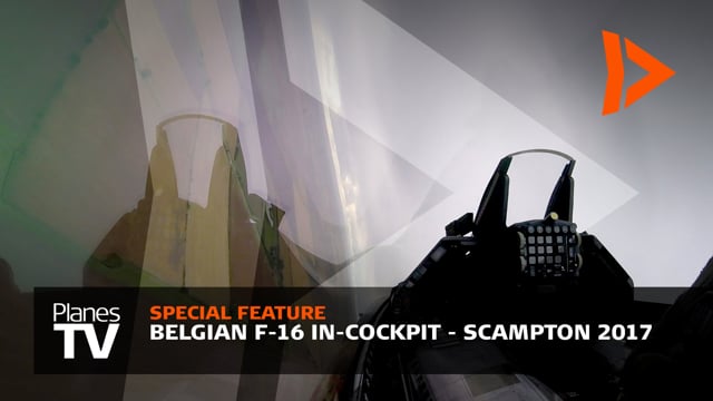 Belgian F-16 In-cockpit - Scampton Airshow 2017