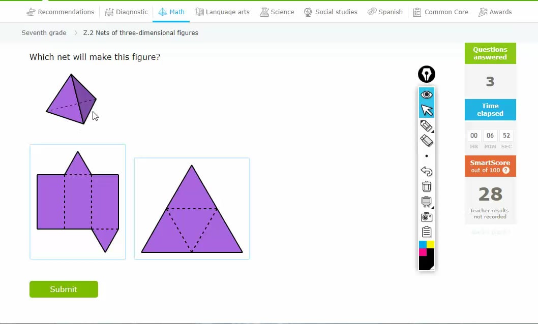 IXL 7.Z.2 Nets of three-dimensional figures on Vimeo