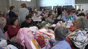 Trobada de puntaires a la Sala Polivalent