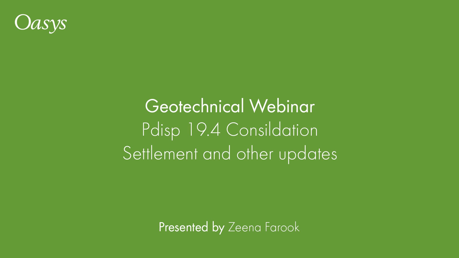 Pdisp 19.4 – Consolidation Settlement and other updates | Videos ...