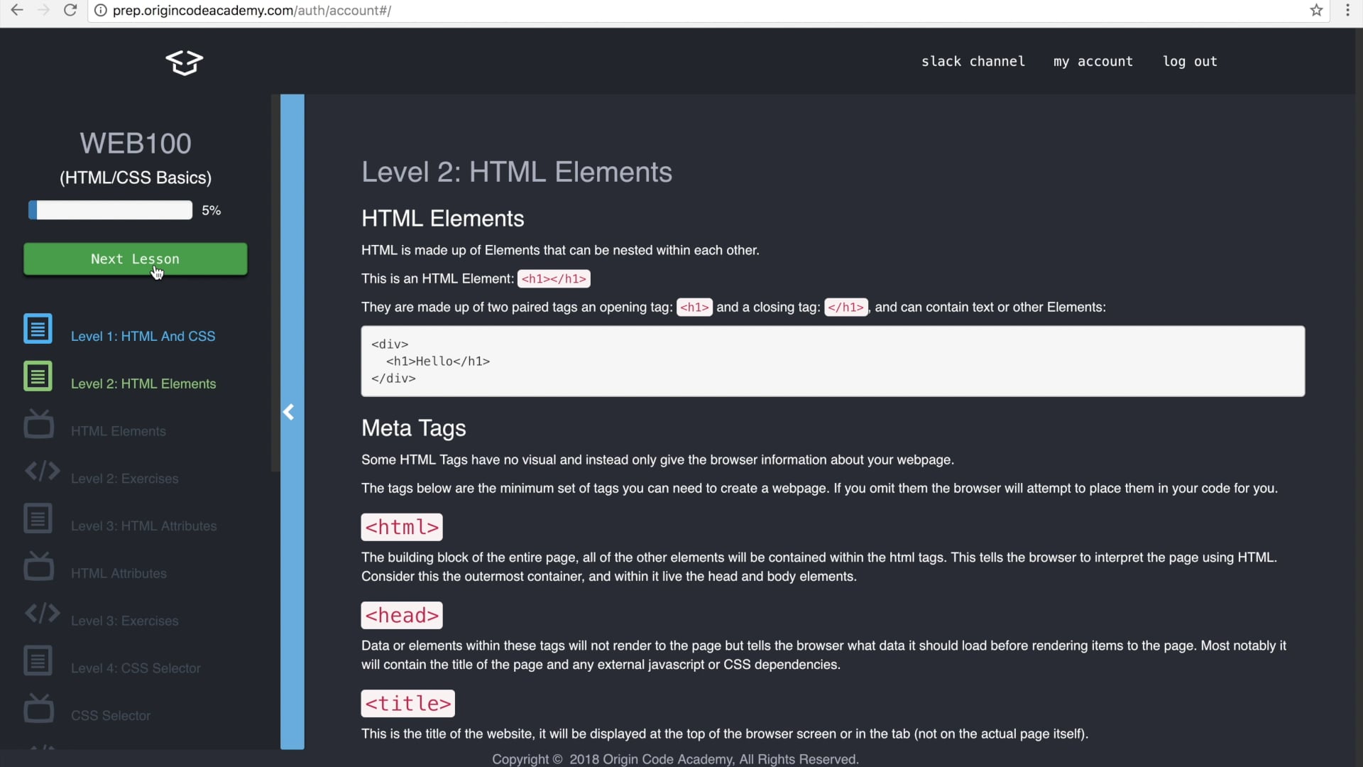 Prep Course: Login on Vimeo