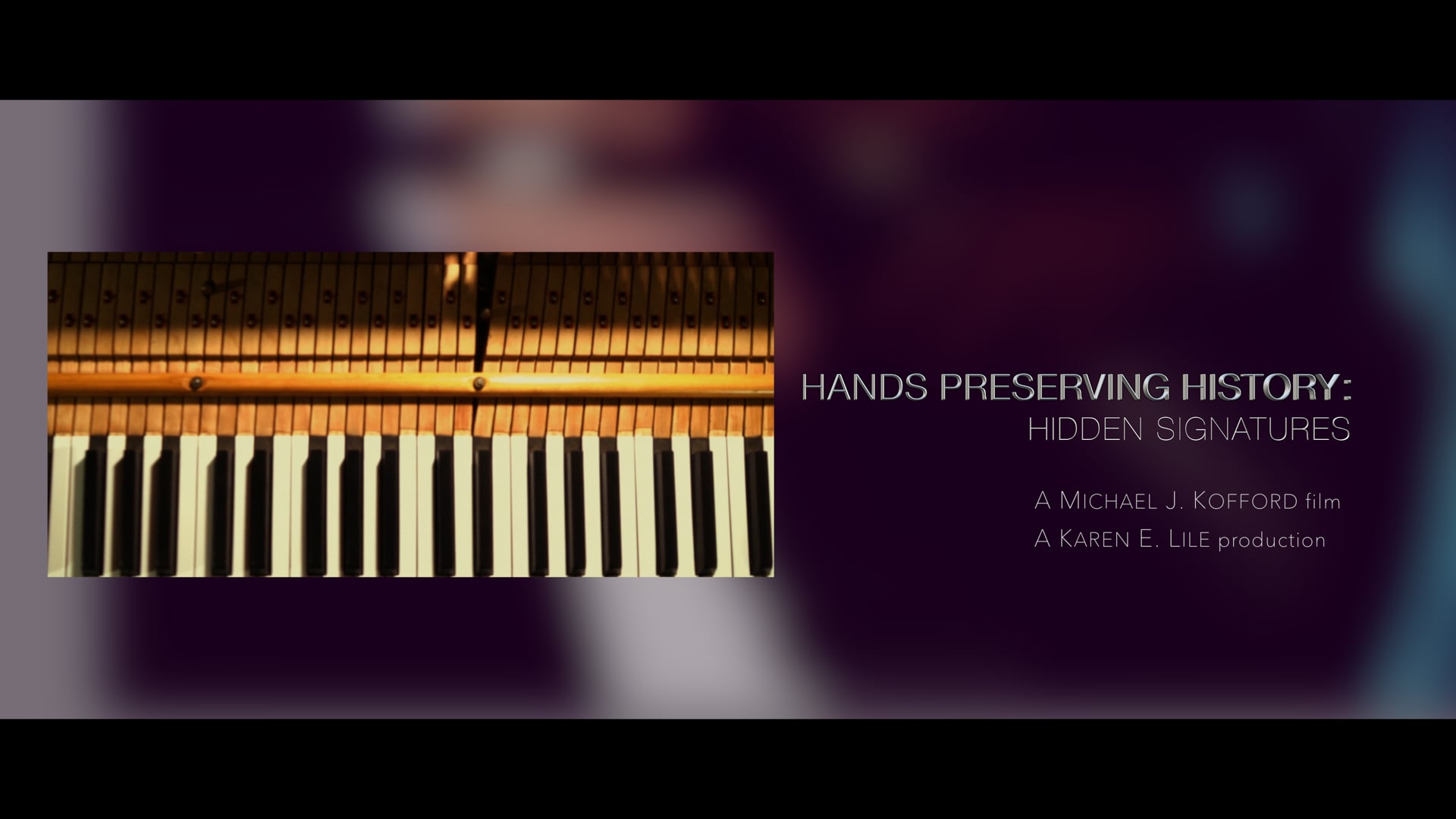 Hands Preserving History: Hidden Signatures
