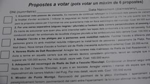 Presentació dels 2ns pressupostos participatius de l'Escala