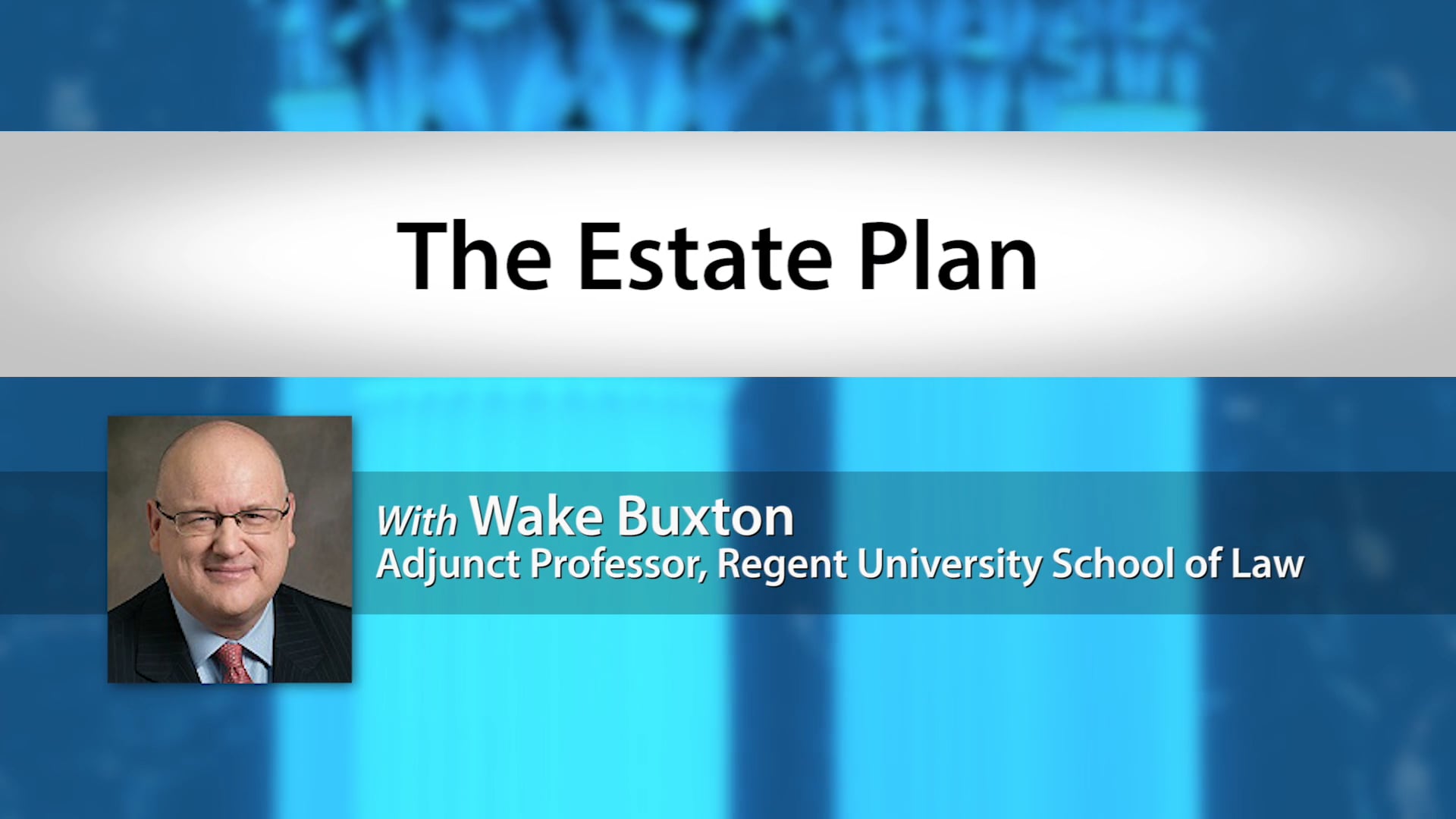 Wake Buxton Estate Plan on Vimeo