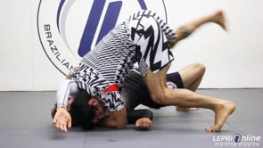 Half Guard Escape to Back Take to Rear Naked Choke Submission