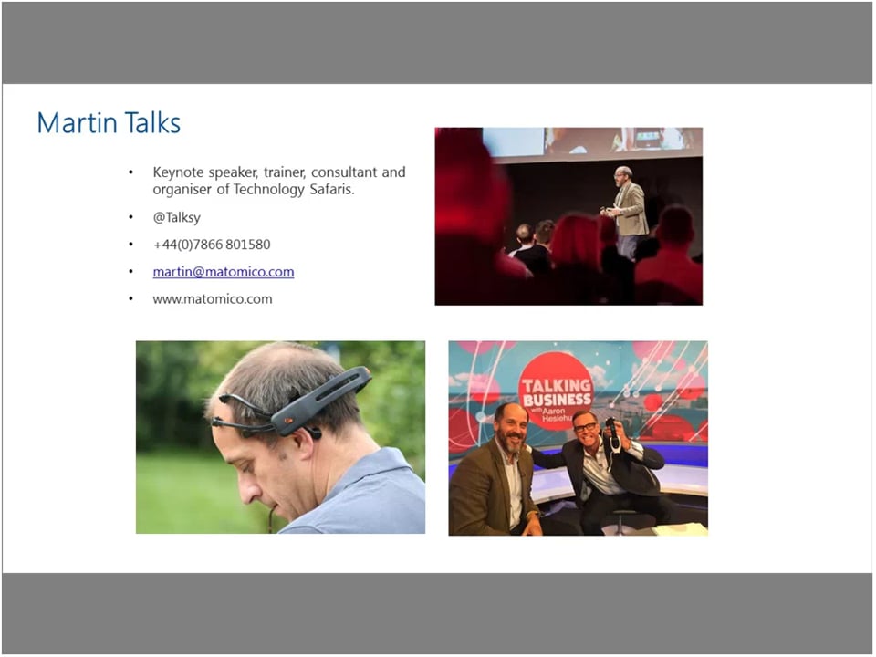 Emerging technologies - Webinar Wednesday, 17/05/2018