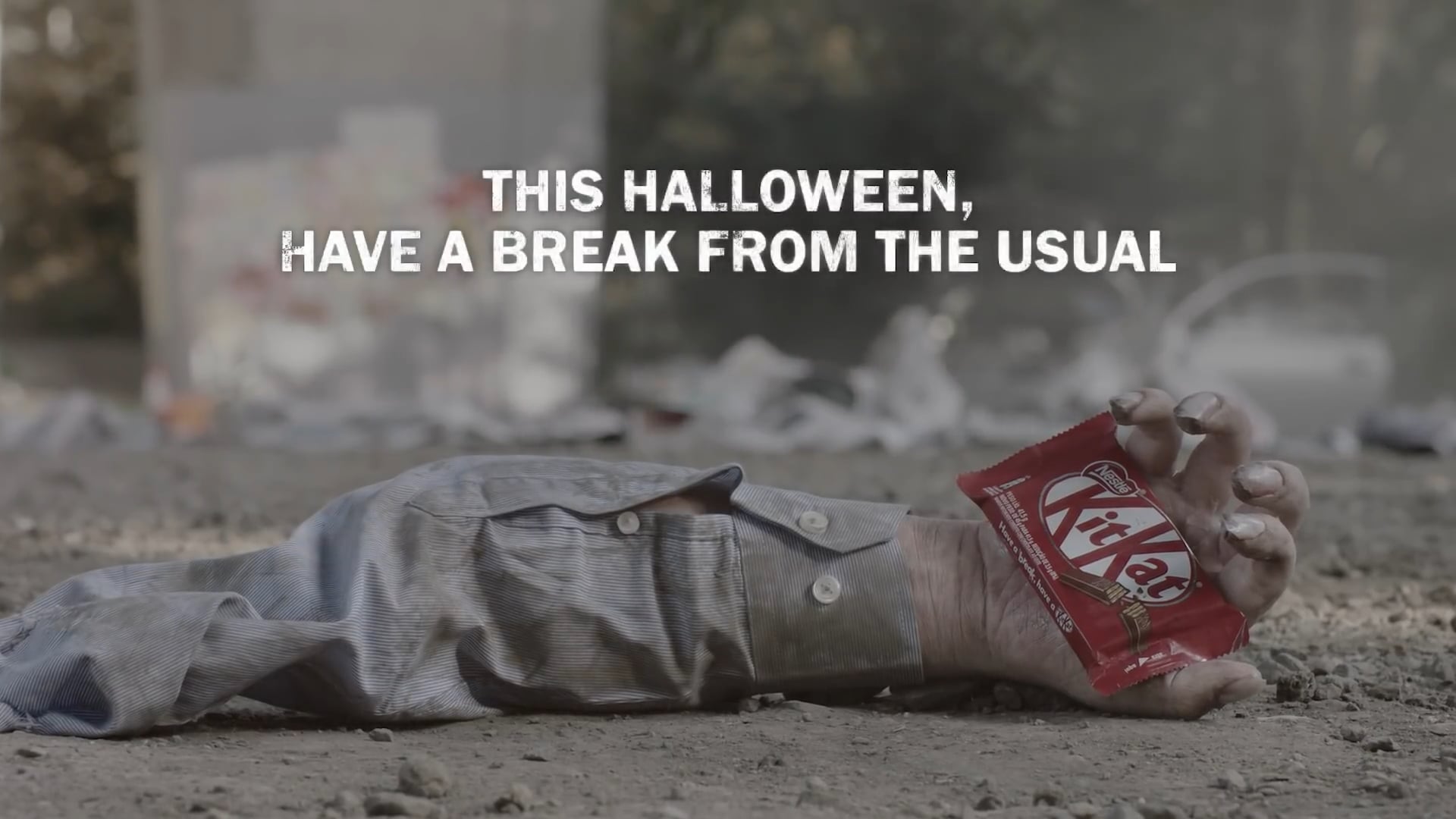 Zombie - Happy Halloween - Have a Break, Have a KITKAT