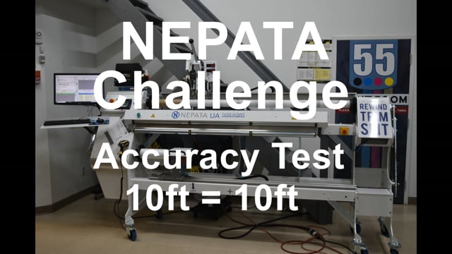 NEPATA UA1650 ADWS converting center precision accuracy test